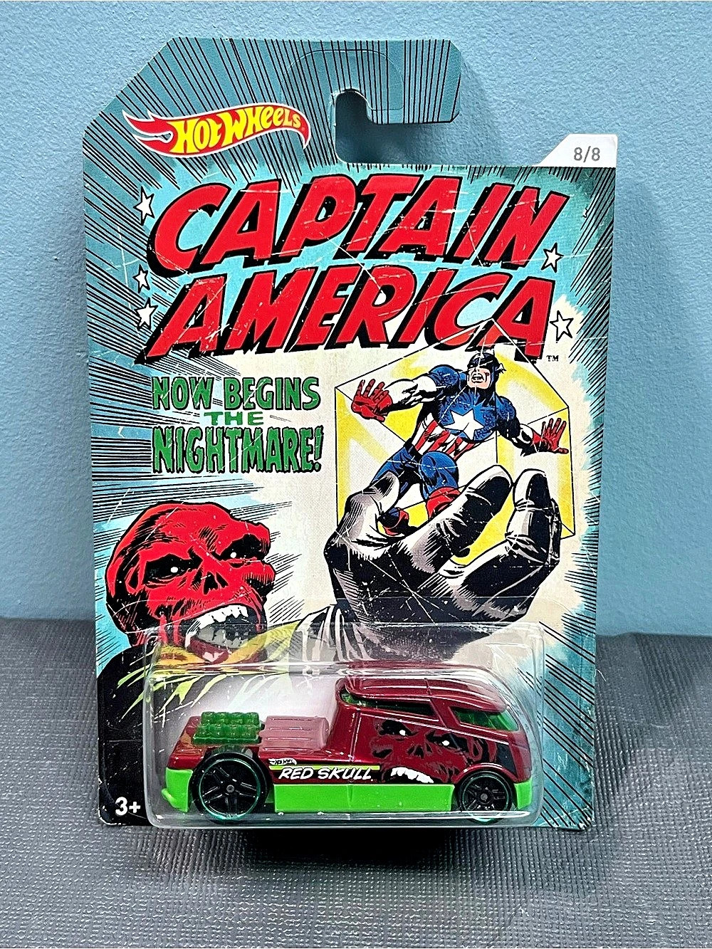 Lot Of 4  CAPTAIN AMERICA SERIES HOT WHEELS DIECAST 2015-16 Brand New